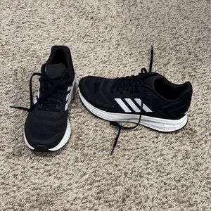 Adidas women’s  Black and White Athletic Shoes